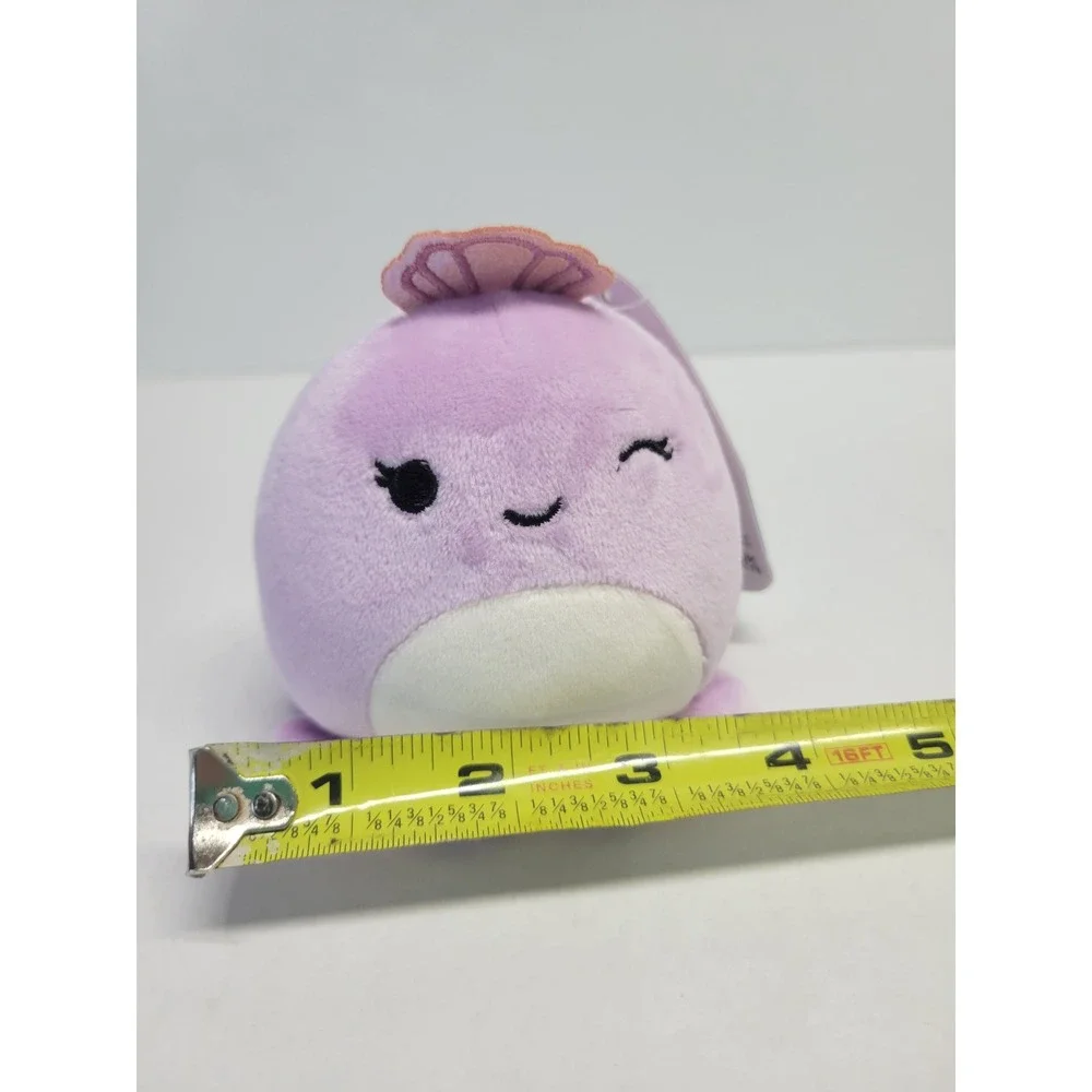 Squishmallows Violet the Octopus 3.5 inch Backpack Clip Lavender Plush S3 #139-9